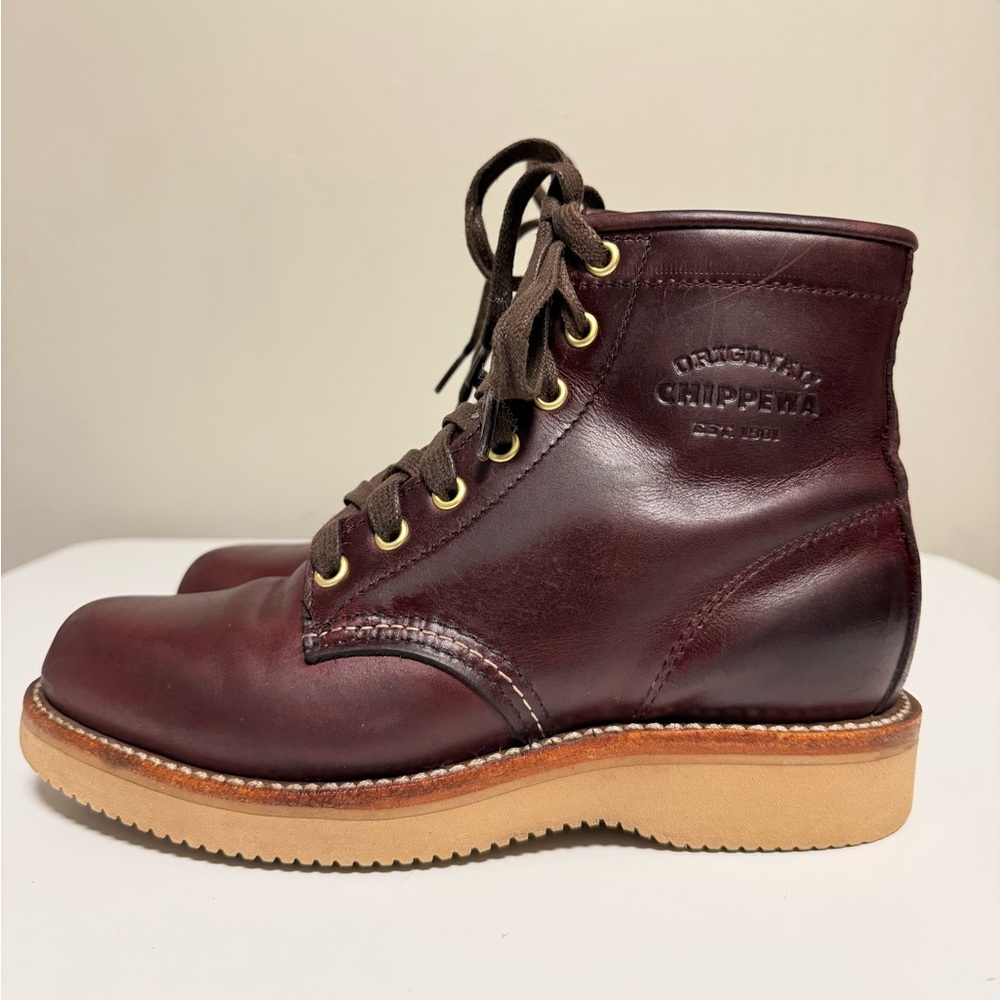 Chippewa Service Boot 6" 1901W Vibram TAN RENEGADE Leather Women’s US 6